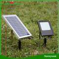Durable 120W 15W ahorro de energía IP65 impermeable al aire libre jardín seguridad luz Solar Power Floodlight para camino, césped, paisaje